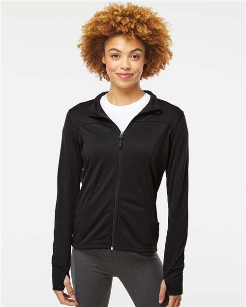 Independent Trading Co. EXP60PAZ Women's Poly-Tech Full-Zip Track Jacket | Wholesale Women's Track Jacket