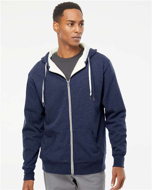 Independent Trading Co. Unisex Sherpa-Lined Hooded Sweatshirt - Independent Trading Co. EXP90SHZ