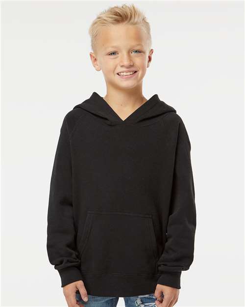 Independent Trading Co. Youth Lightweight Special Blend Raglan Hooded Sweatshirt - Independent Trading Co. PRM15YSB