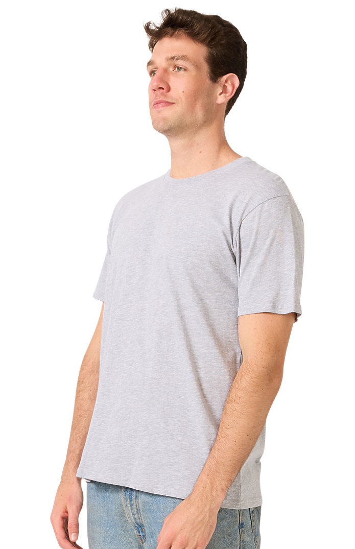 Royal Apparel 5051 Unisex Short Sleeve Tee - Heather Grey