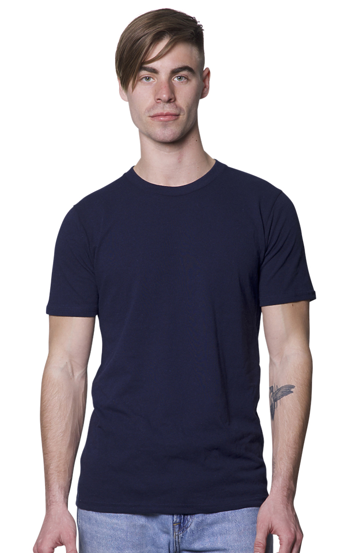 Royal Apparel 5051UNN Unisex Union Short Sleeve Tee - Navy