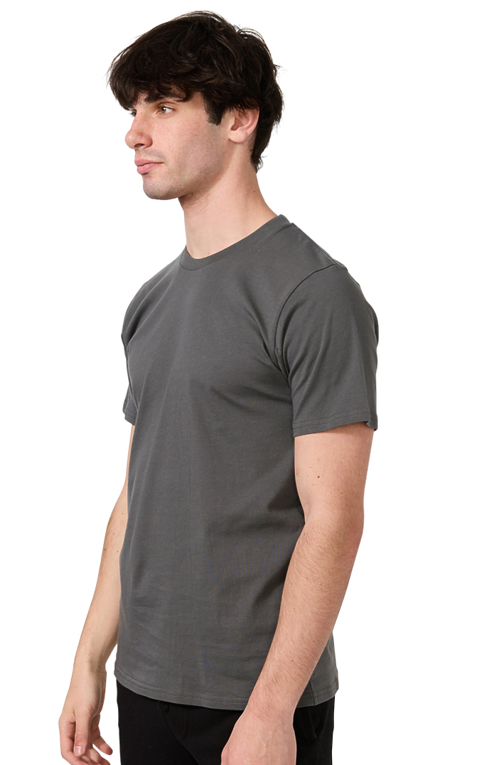Royal Apparel 5051USA Unisex Short Sleeve USA Tee - Asphalt