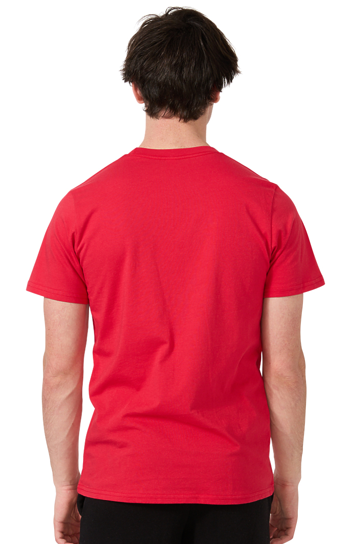 Royal Apparel 5051USA Unisex Short Sleeve USA Tee - Red