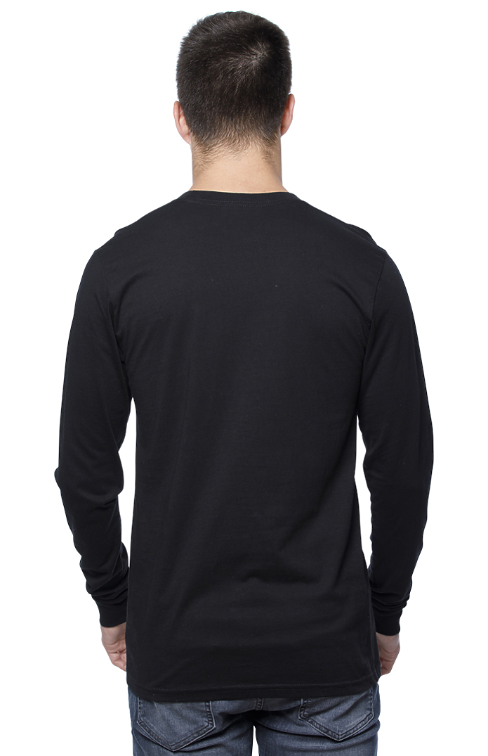 Royal Apparel 5054 Unisex Long Sleeve Tee - Black