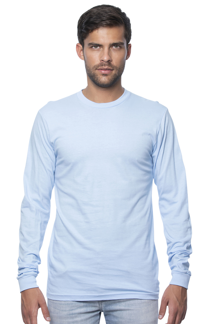 Royal Apparel 5054ORG Unisex Organic Long Sleeve Tee - Heaven