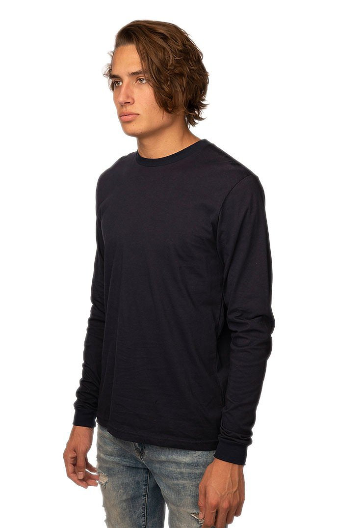 Royal Apparel 5054ORG Unisex Organic Long Sleeve Tee - Night