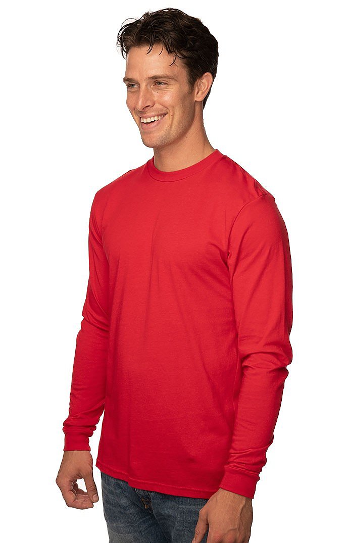 Royal Apparel 5054 Unisex Long Sleeve Tee - Red