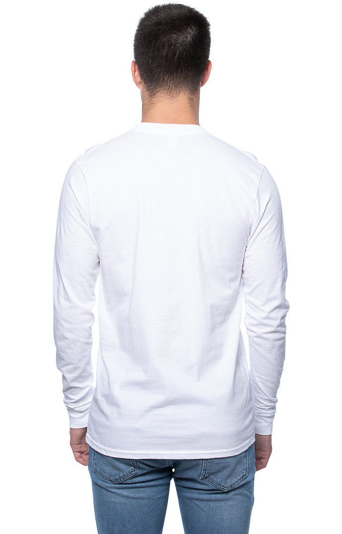 Royal Apparel 5054 Unisex Long Sleeve Tee - White