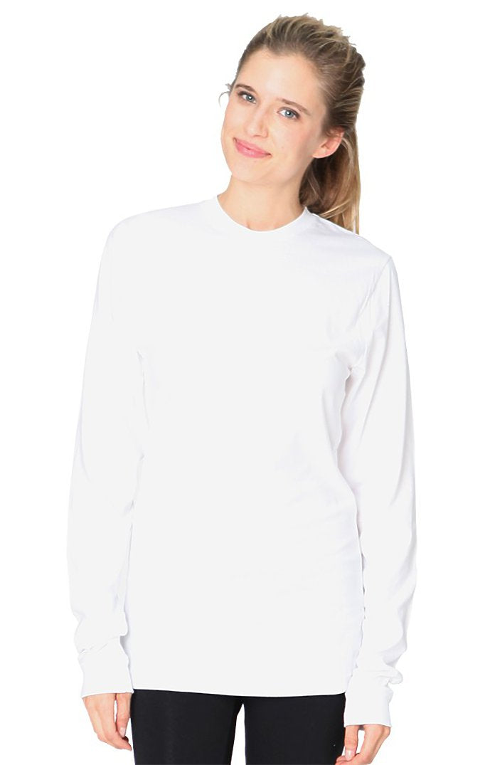 Royal Apparel 5054 Unisex Long Sleeve Tee - White