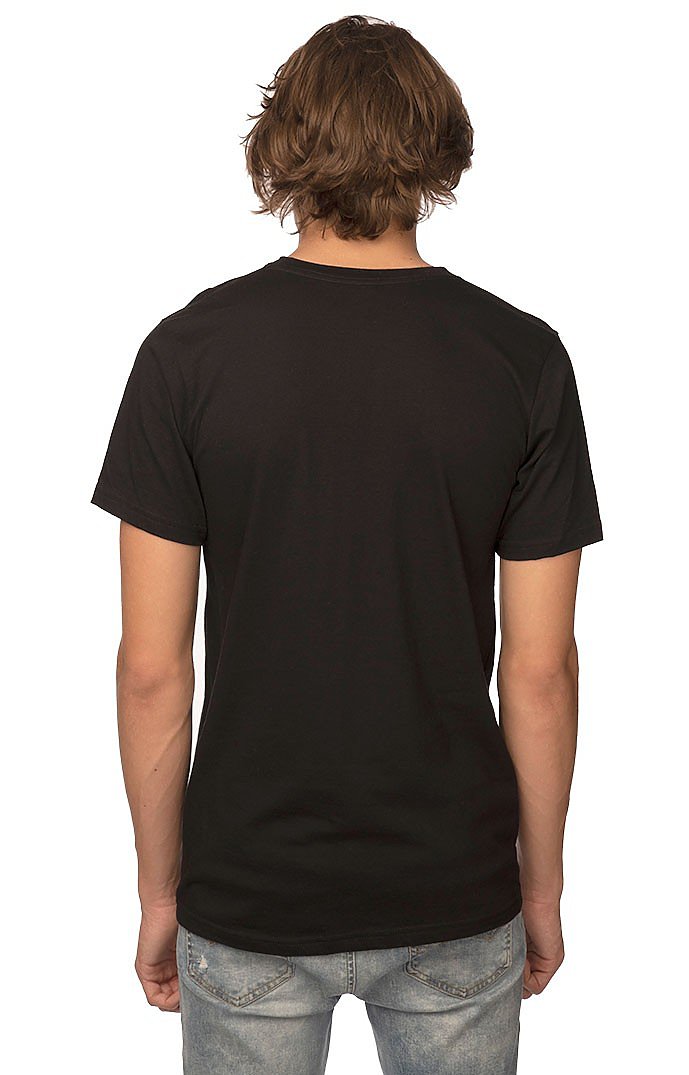 Royal Apparel 5055 Unisex Short Sleeve V-Neck - Black