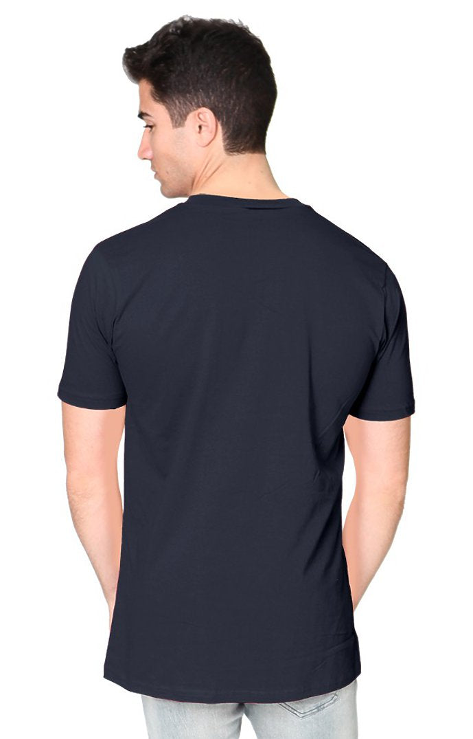 Royal Apparel 5055 Unisex Short Sleeve V-Neck - Navy