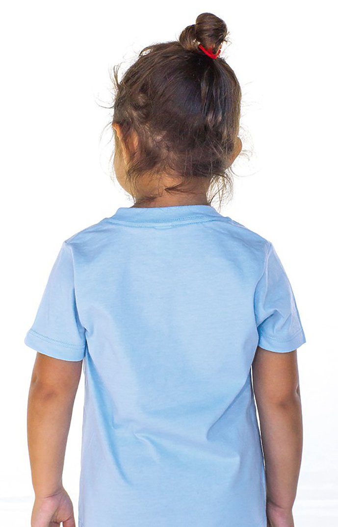 Royal Apparel 5061ORG Toddler Organic Short Sleeve Crew Tee - Heaven