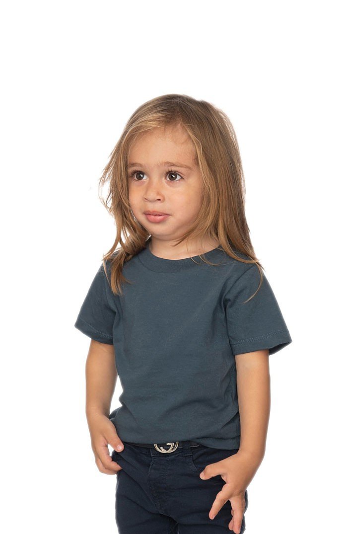 Royal Apparel 5061ORG Toddler Organic Short Sleeve Crew Tee - Slate