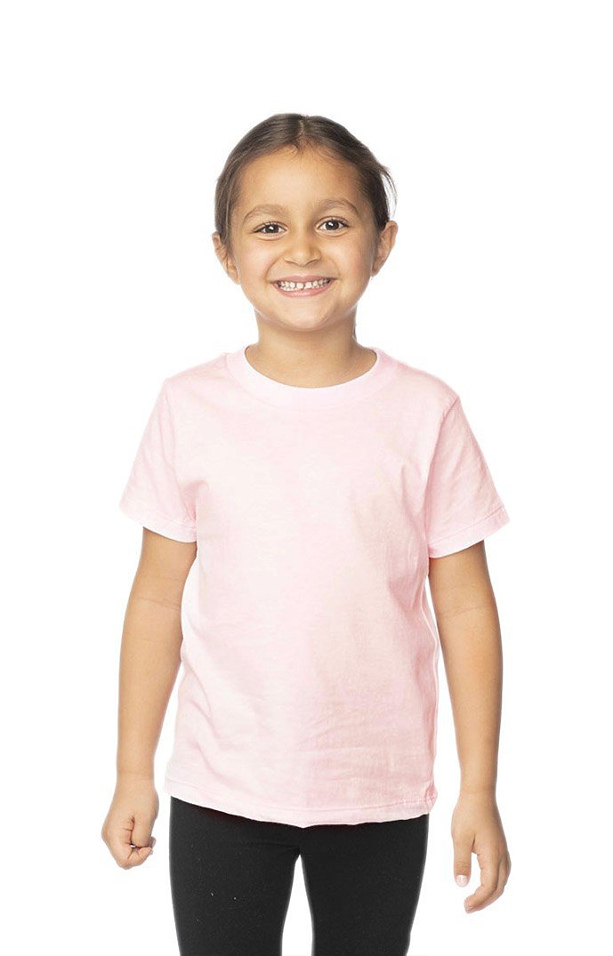 Royal Apparel 5061 Toddler Short Sleeve Crew Tee - Pink
