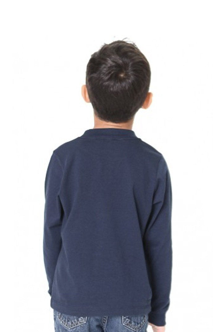Royal Apparel 5062 Toddler Long Sleeve Crew Tee - Navy