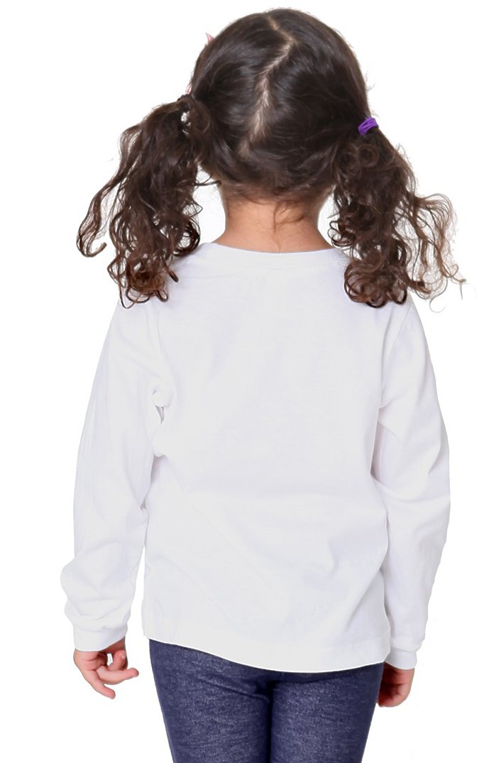 Royal Apparel 5062 Toddler Long Sleeve Crew Tee - White