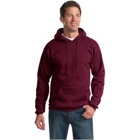 Mens Ultimate Pullover Hooded Sweatshirt Joe's USA Small Maroon