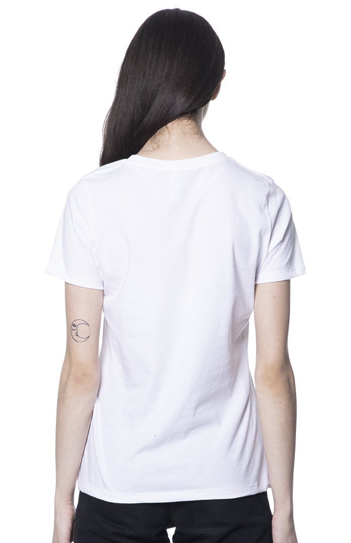 Royal Apparel 5120 Women's Relaxed Fit Short Sleeve Tee - White