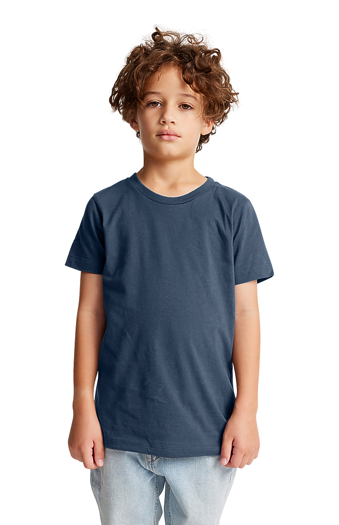 Royal Apparel 5121PD Youth Vintage Pigment Dyed Tee - Blue Steel