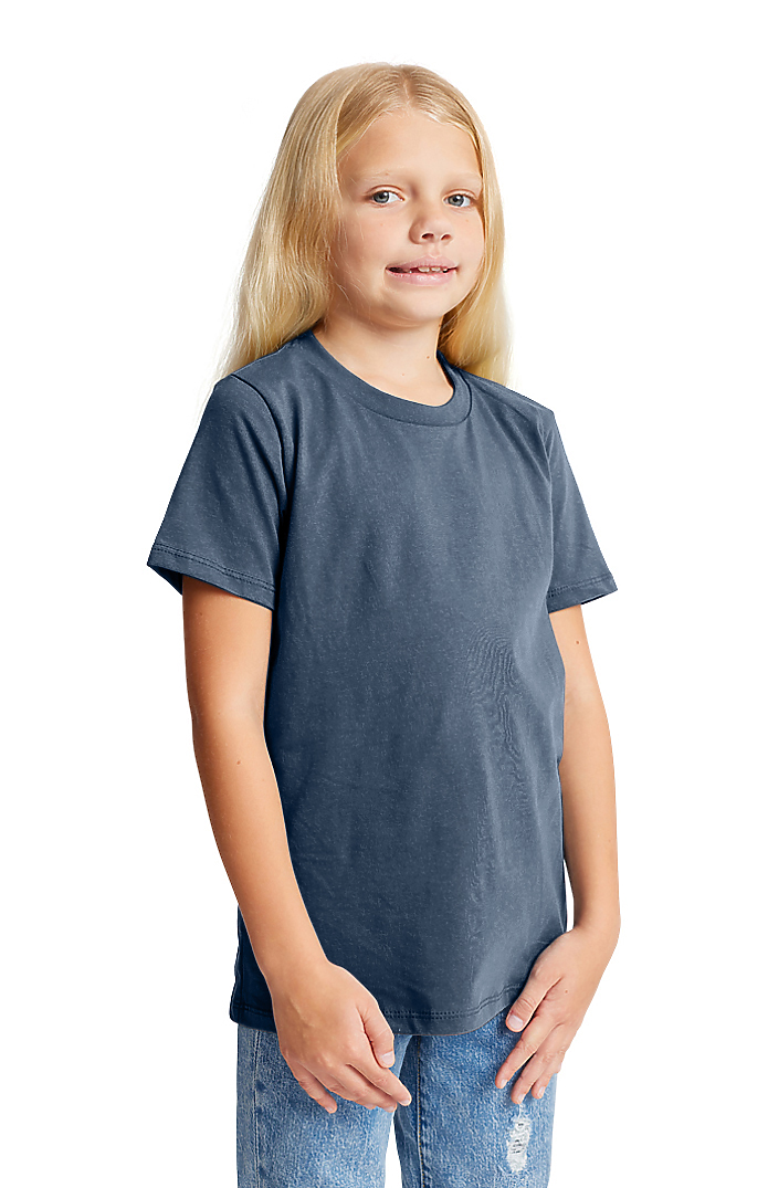 Royal Apparel 5121PD Youth Vintage Pigment Dyed Tee - Blue Steel