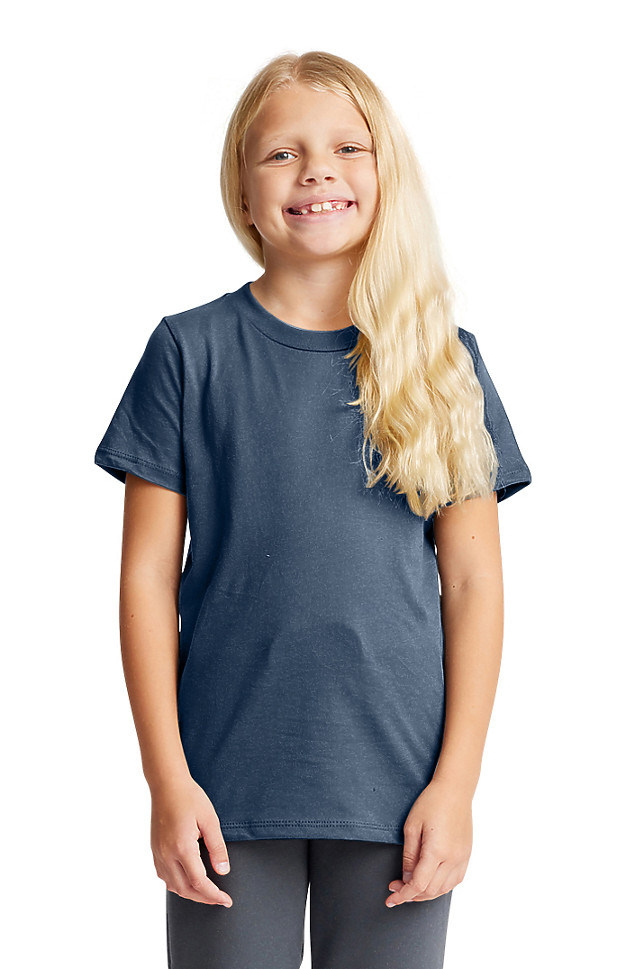 Royal Apparel 5121PD Youth Vintage Pigment Dyed Tee - Blue Steel