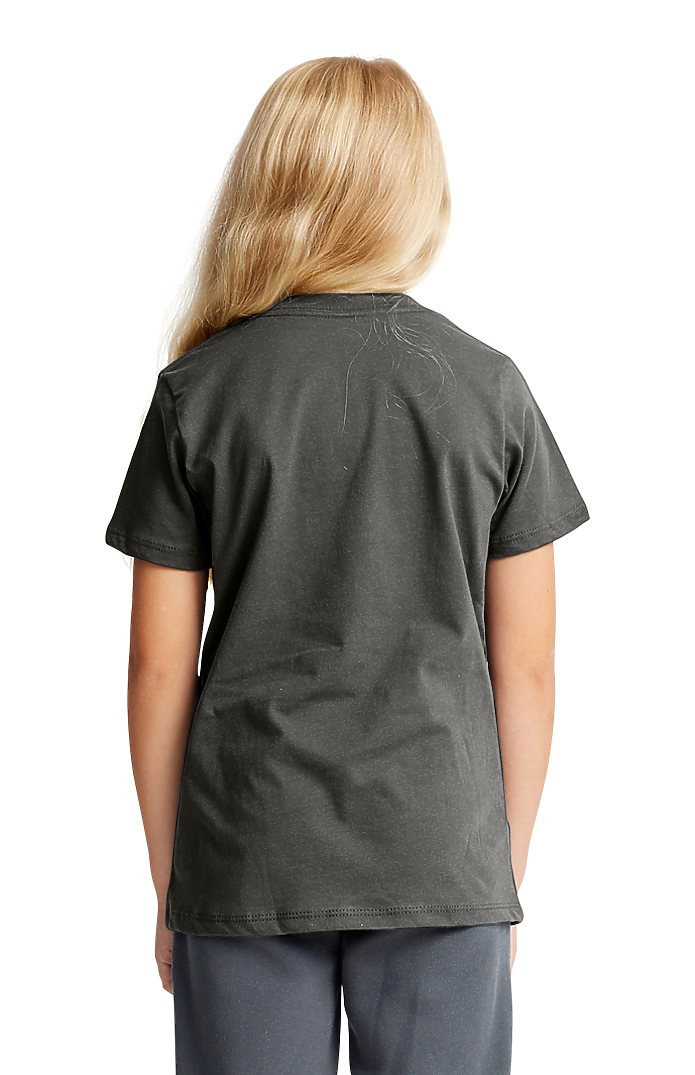 Royal Apparel 5121PD Youth Vintage Pigment Dyed Tee - Charcoal