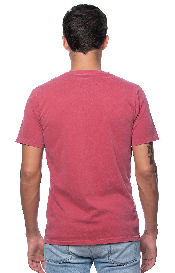Royal Apparel 5151PD Unisex Vintage Pigment Dyed Tee - Brick