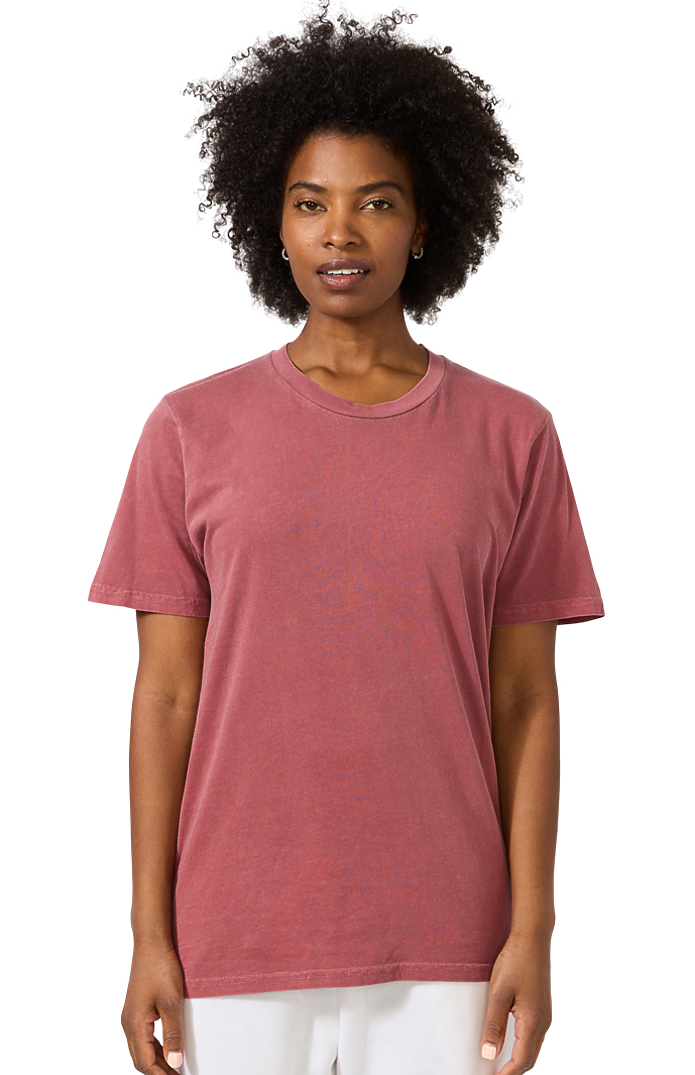 Royal Apparel 5151PD Unisex Vintage Pigment Dyed Tee - Brick