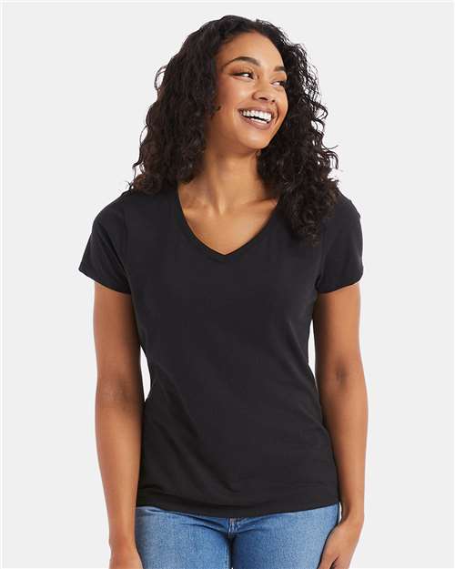 Hanes Women's Perfect-T Triblend V-Neck T-Shirt - Hanes 42VT