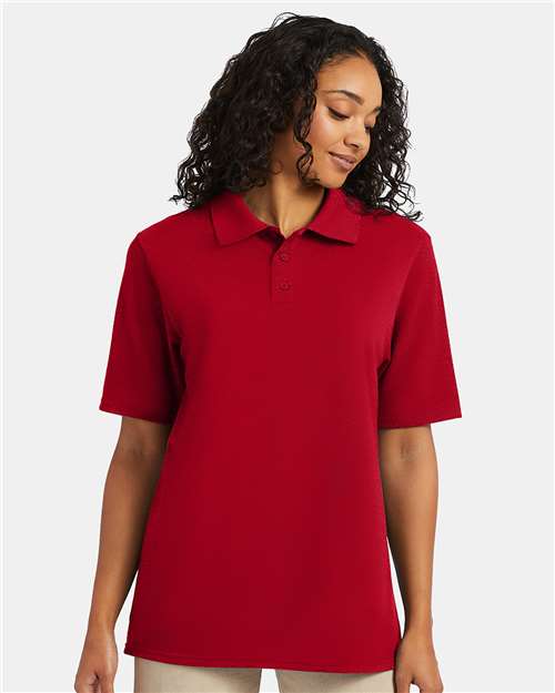 Hanes Men's Piqué Polo - Hanes 055P