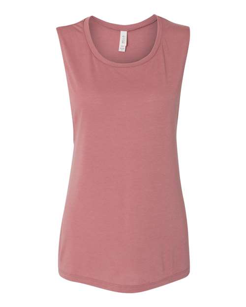 BELLA + CANVAS Women's Flowy Scoop Muscle Tank - BELLA + CANVAS 8803