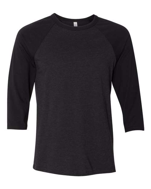 Bella + Canvas 3200 Unisex Three-Quarter Sleeve Baseball Tee