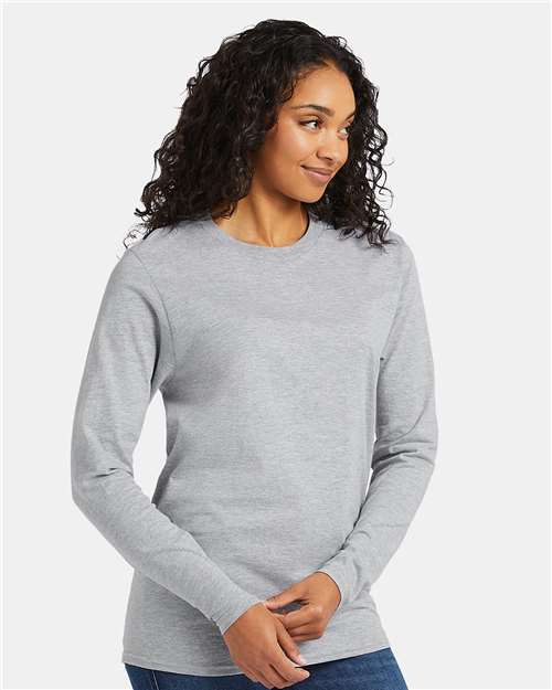 Hanes Unisex Perfect-T Long Sleeve T-Shirt - Hanes 498L
