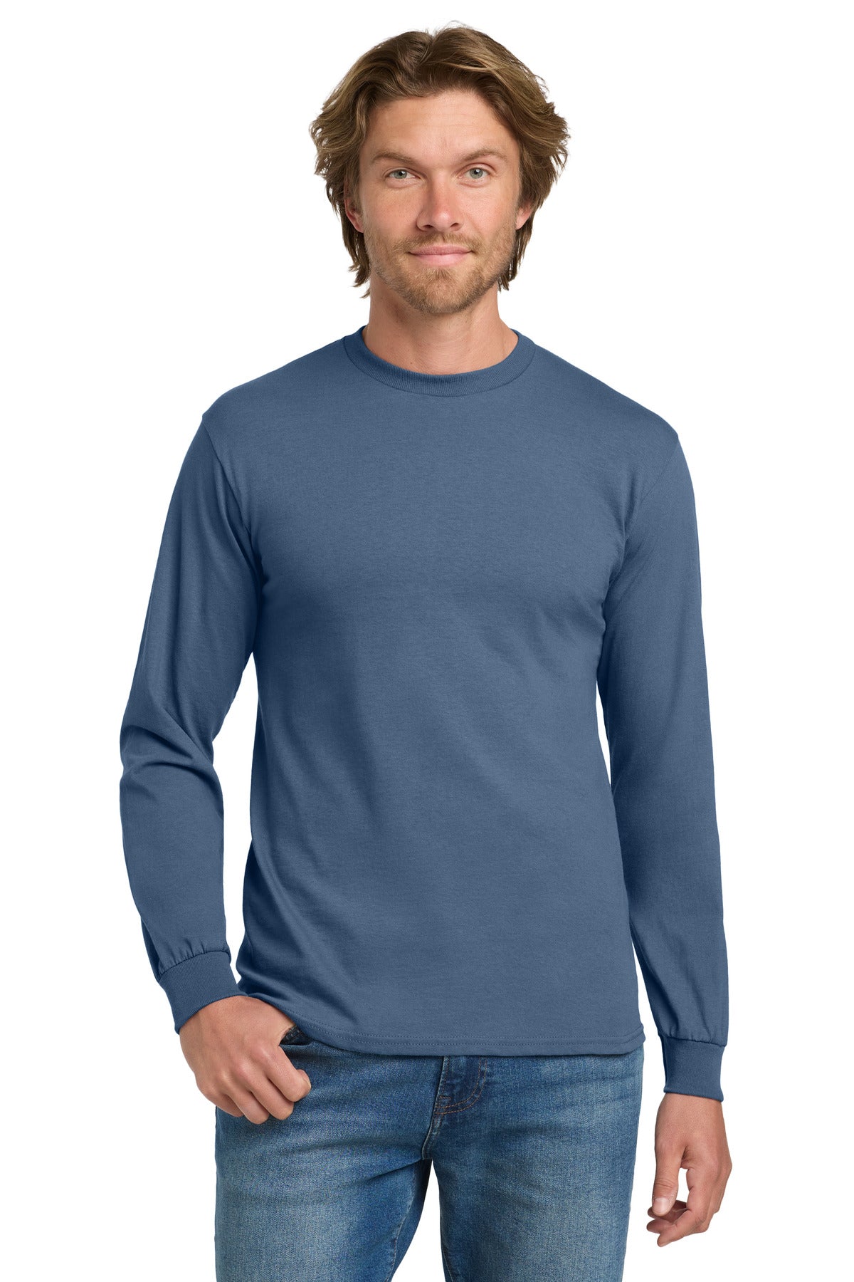 Gildan ® - Heavy Cotton ™ 100% Cotton Long Sleeve T-Shirt. 5400 - Gildan 5400