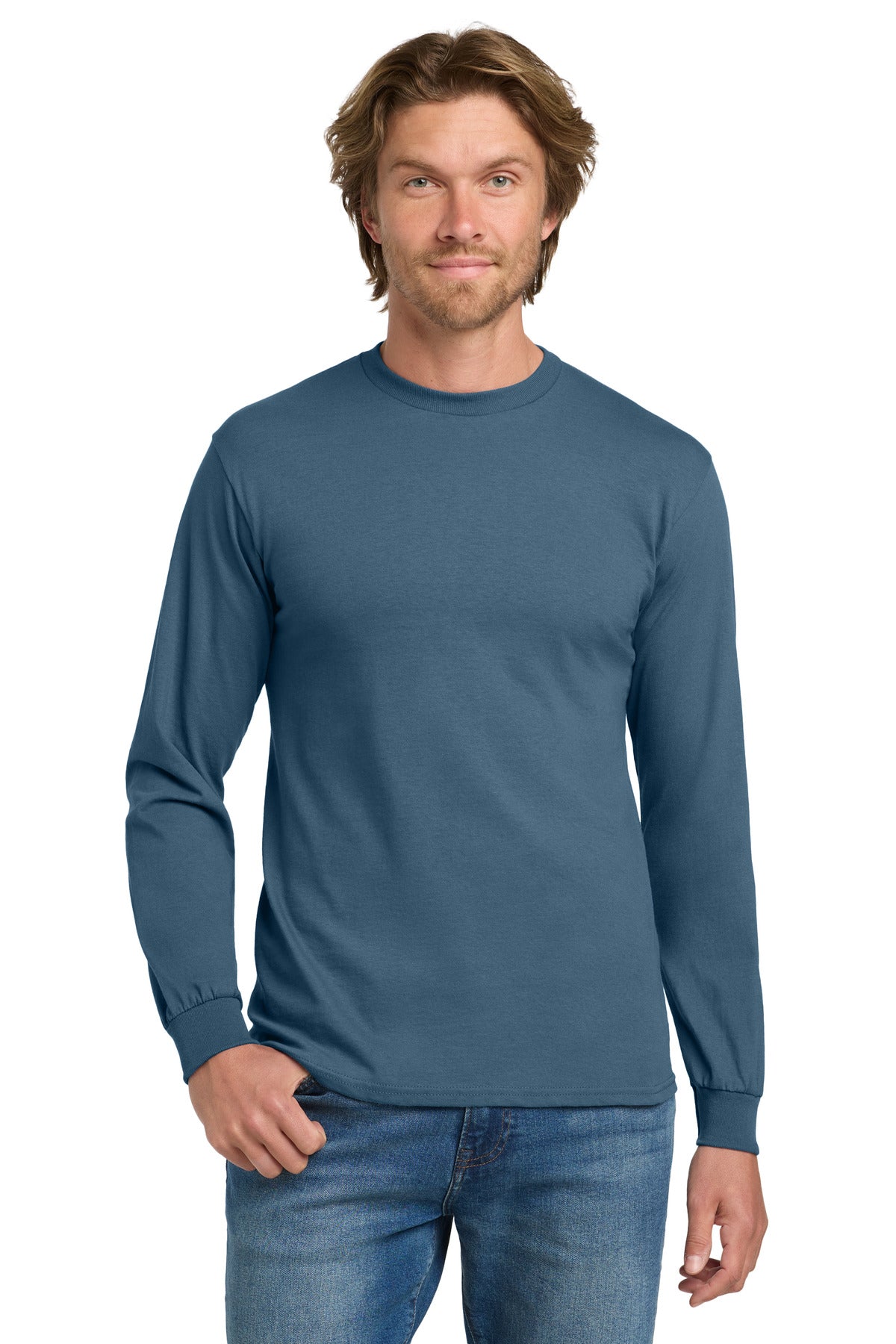 Gildan ® - Heavy Cotton ™ 100% Cotton Long Sleeve T-Shirt. 5400 - Gildan 5400
