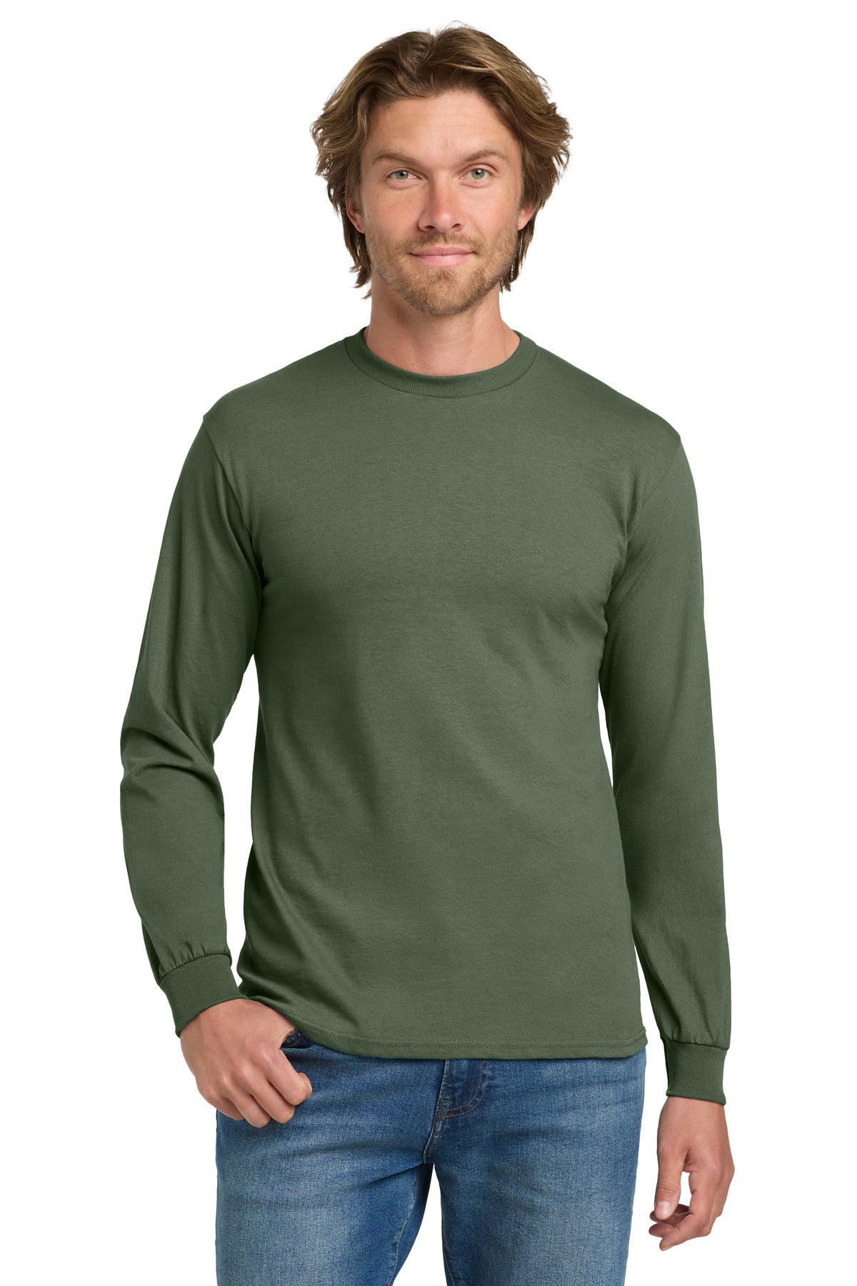 Gildan ® - Heavy Cotton ™ 100% Cotton Long Sleeve T-Shirt. 5400 - Gildan 5400