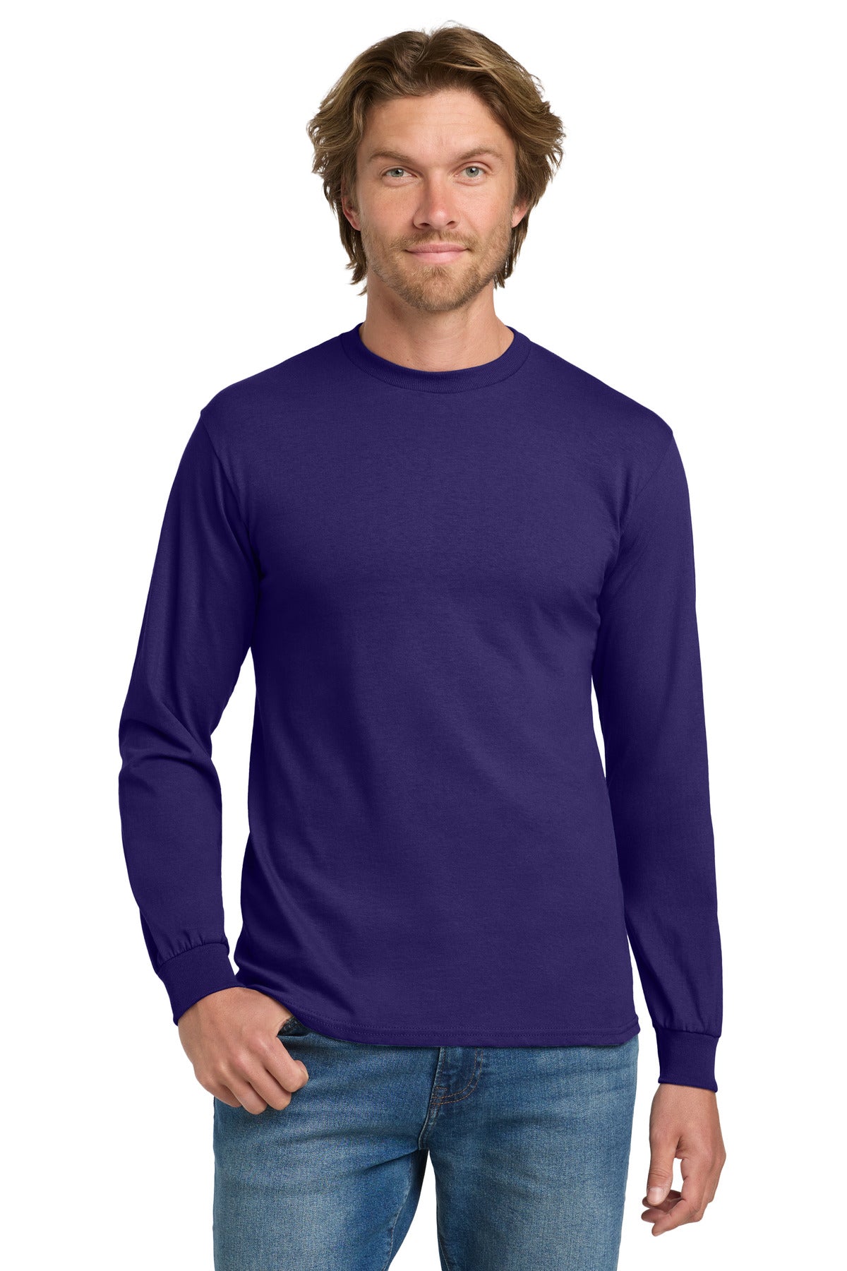 Gildan ® - Heavy Cotton ™ 100% Cotton Long Sleeve T-Shirt. 5400 - Gildan 5400
