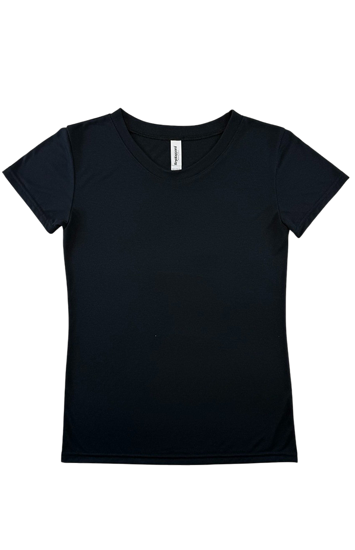 Royal Apparel 55012 Weekend Short Sleeve Tee - Black