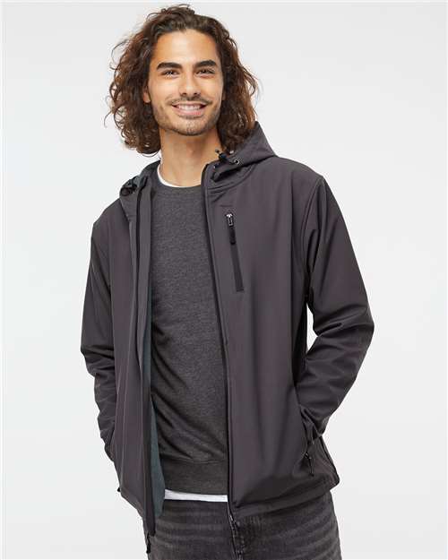 Independent Trading Co. Men's Poly-Tech Soft Shell Jacket - Independent Trading Co. EXP35SSZ