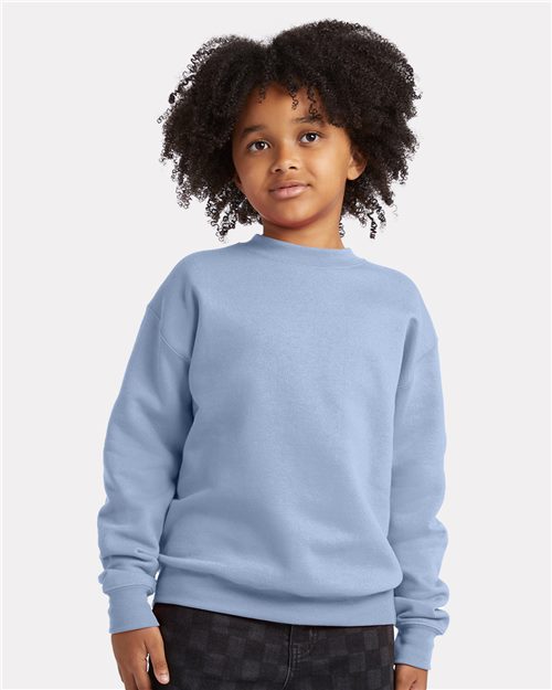 Hanes Youth EcoSmart® Crewneck Sweatshirt - Hanes P360
