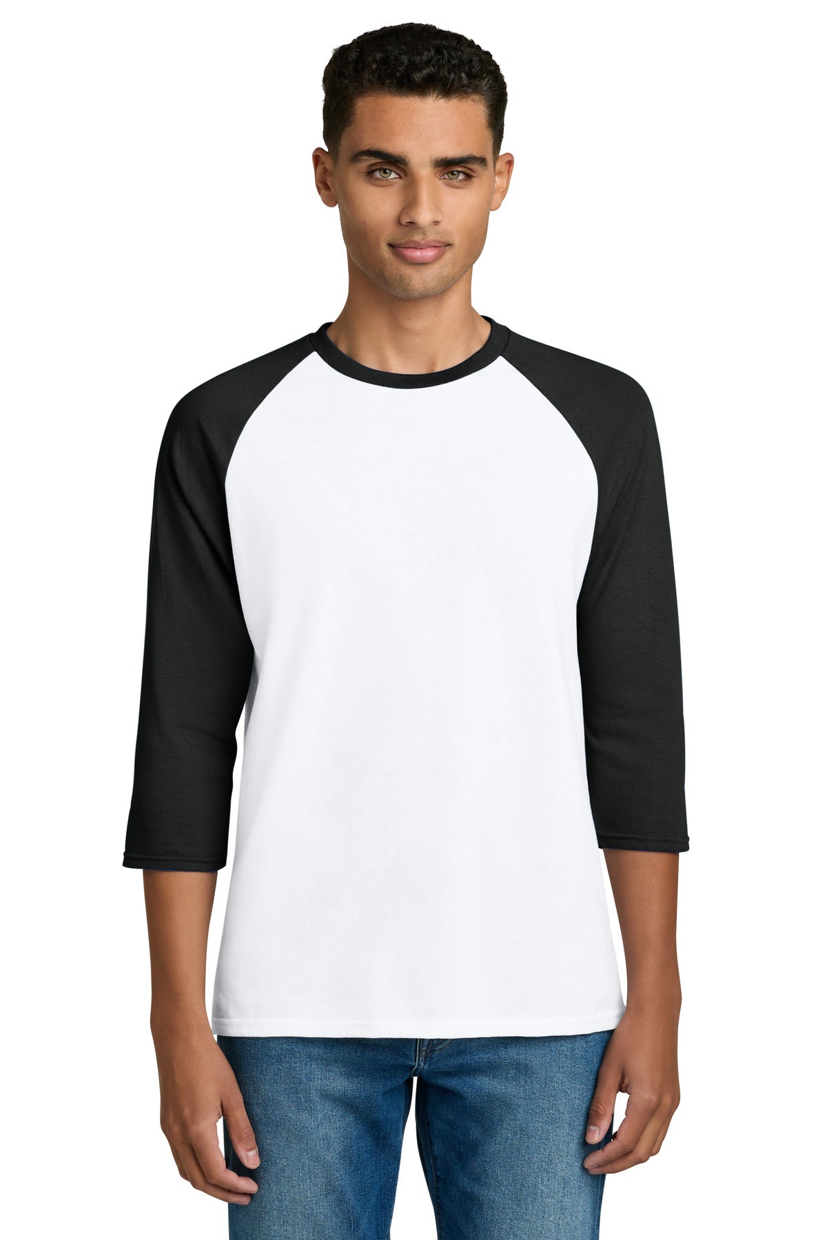 Gildan 5700 Heavy Cotton 3/4-Sleeve Raglan T-Shirt | Wholesale Blank Baseball Tees