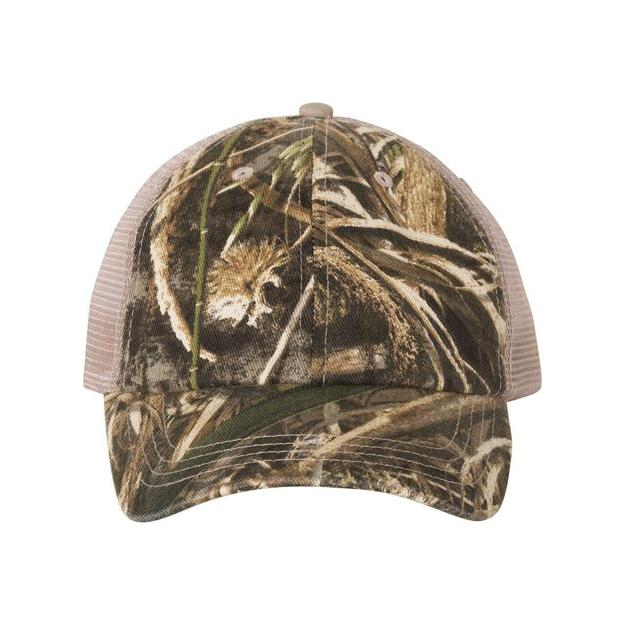 Kati Licensed Camo Washed Mesh Cap - Kati LC101V Kati