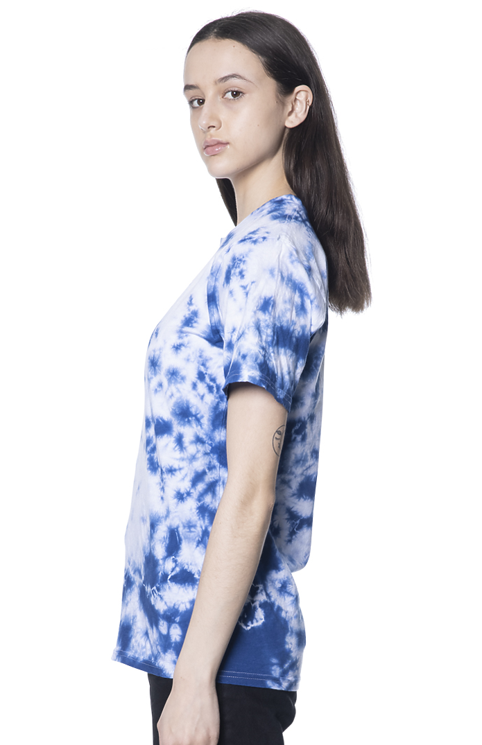 Royal Apparel 5951CTD Unisex Cloud Tie Dye Tee - Skydiver