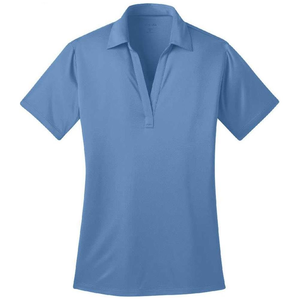 Ladies Silk Touch Performance Polo's in 16 Colors - Sizes XS-4XL-CarolinaBlue Joe's USA Carolina Blue XS