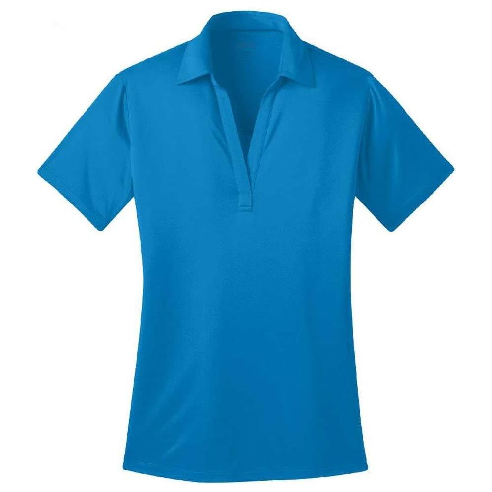 Ladies Silk Touch Performance Polo's in 16 Colors - Sizes XS-4XL-BrilliantBlue Joe's USA Brilliant Blue XS