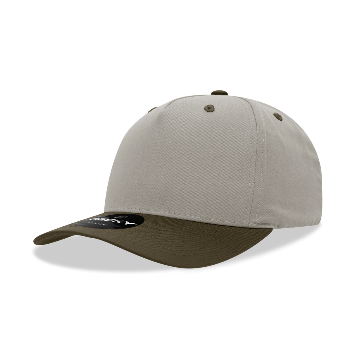 Decky 5 Panel Mid Profile Structured Cotton Blend Cap | Decky 6024