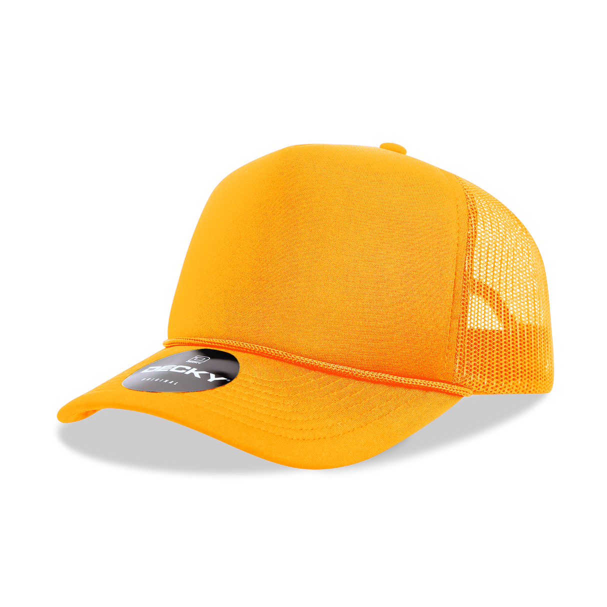 Decky 5 Panel Mid Profile Structured Foam Trucker | Decky 6025