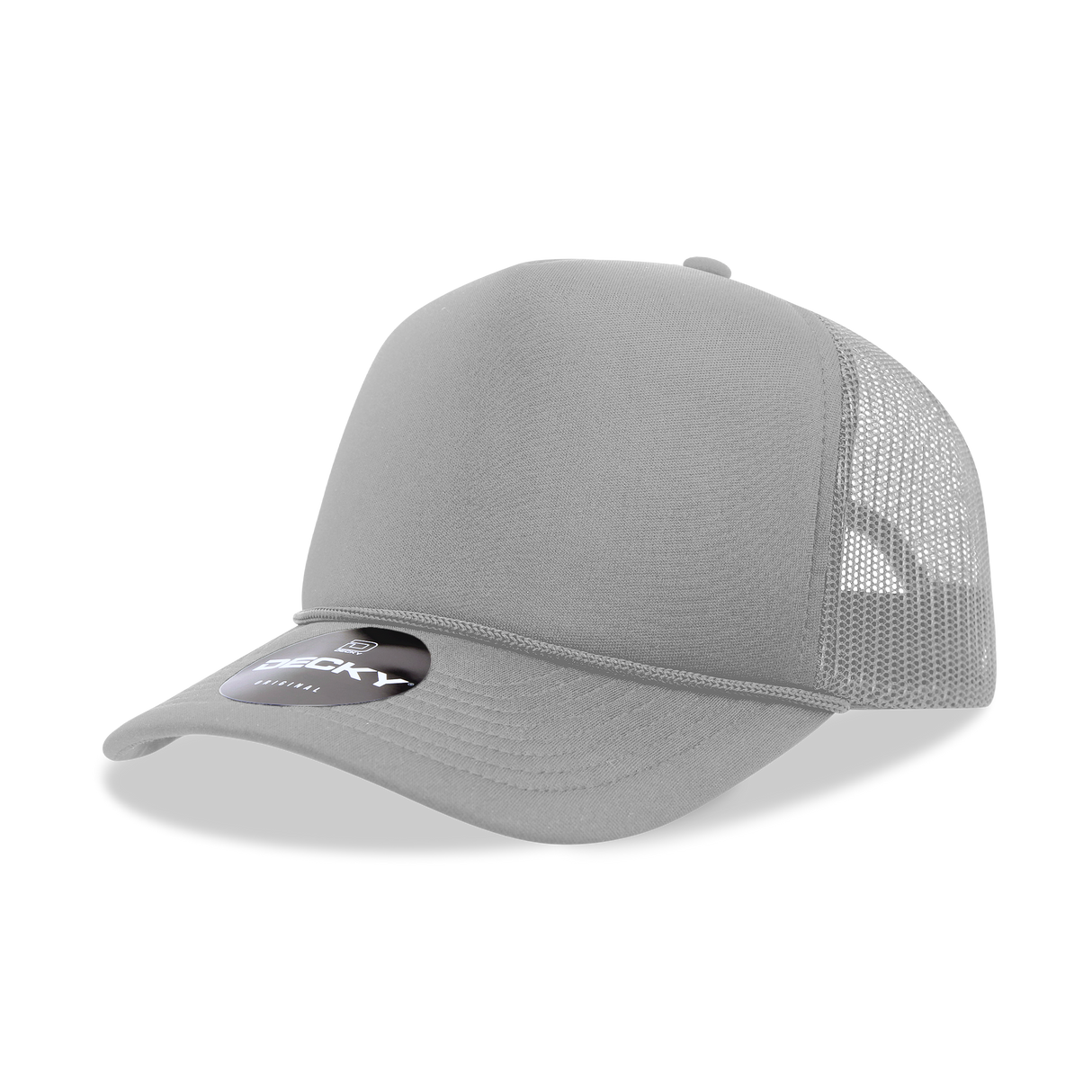 Decky 5 Panel Mid Profile Structured Foam Trucker | Decky 6025