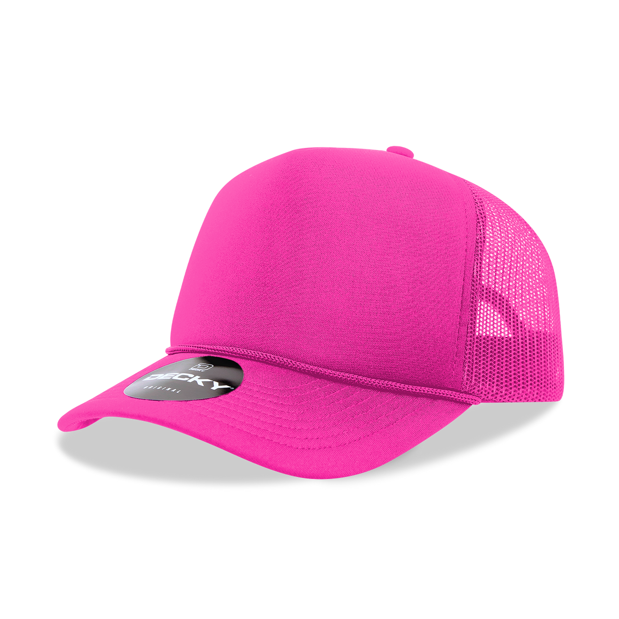 Decky 5 Panel Mid Profile Structured Foam Trucker | Decky 6025