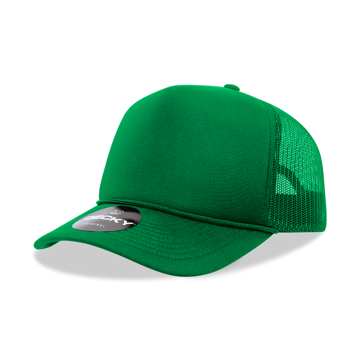 Decky 5 Panel Mid Profile Structured Foam Trucker | Decky 6025